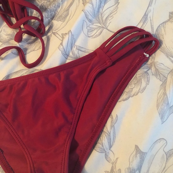 Boohoo Strappy bikini Red - Picture 5 of 5